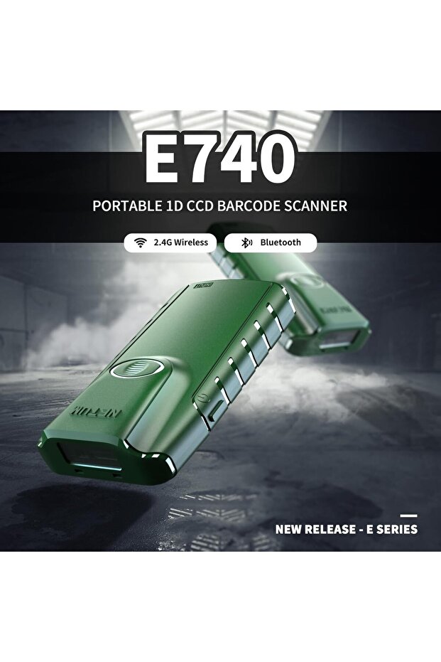 Bluetooth Barcode Scanner, 3-in-1 CCD Reader (1D - E740) - 2