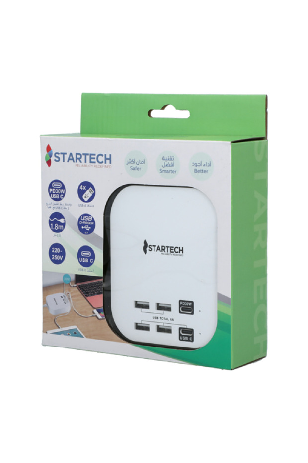 متين وعالي الجودة وشحن سريع وآمن بقدرة 30 وات متعددة - 2