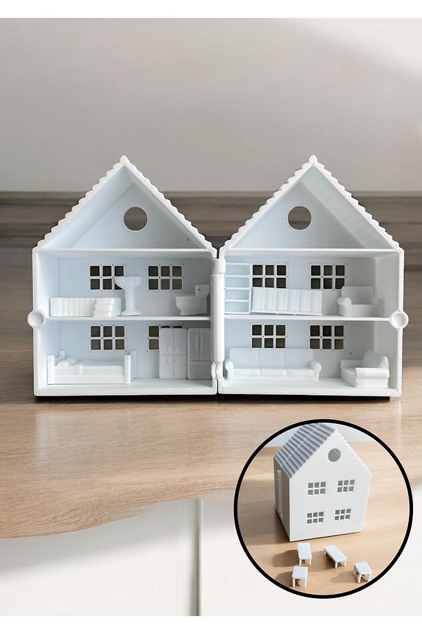 Labubu'nun Evi Seti - Ev ve Ev Eşyaları Seti - 22 Parça Labubu Evi - 2
