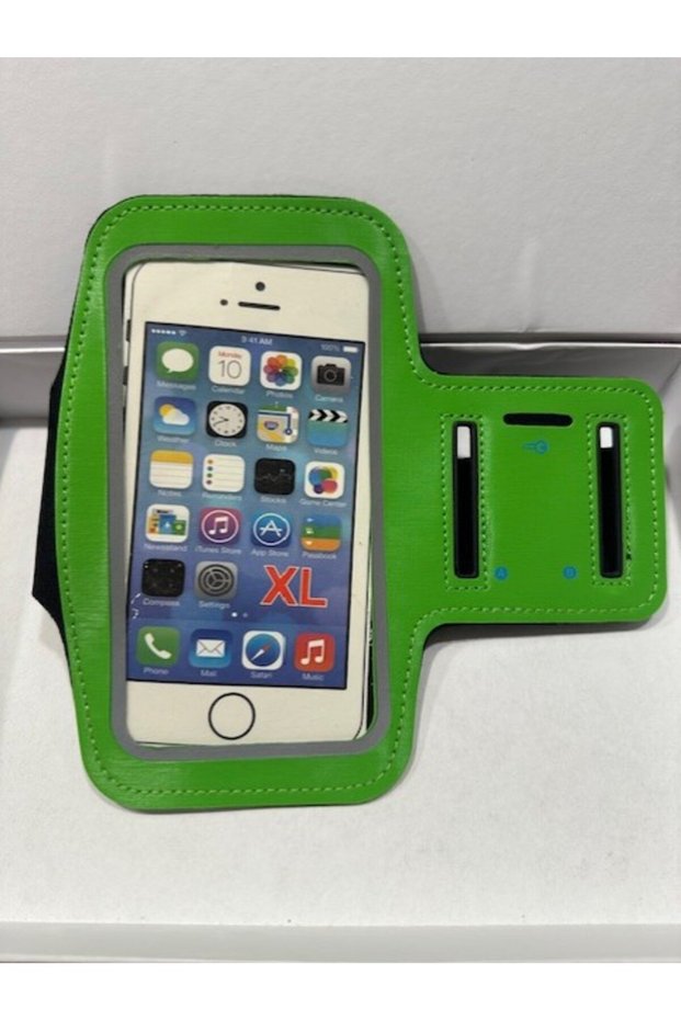 Green Phone Armband Sports Case Phone Case for Running for Big Phones 16X8Cm