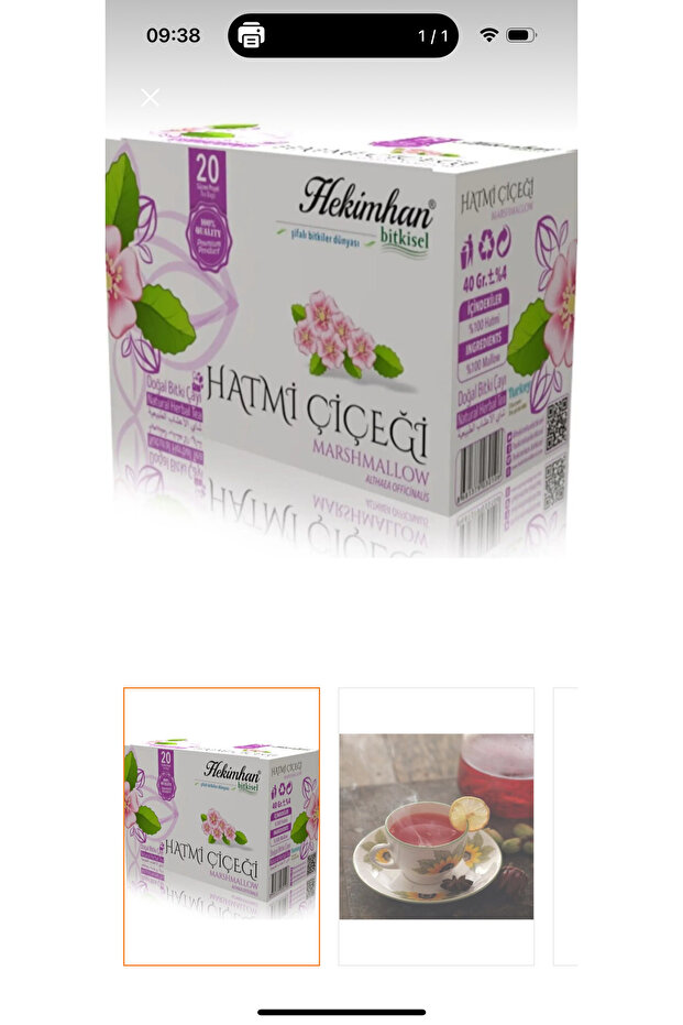 Hatmi çiçeği 20 Li - 1