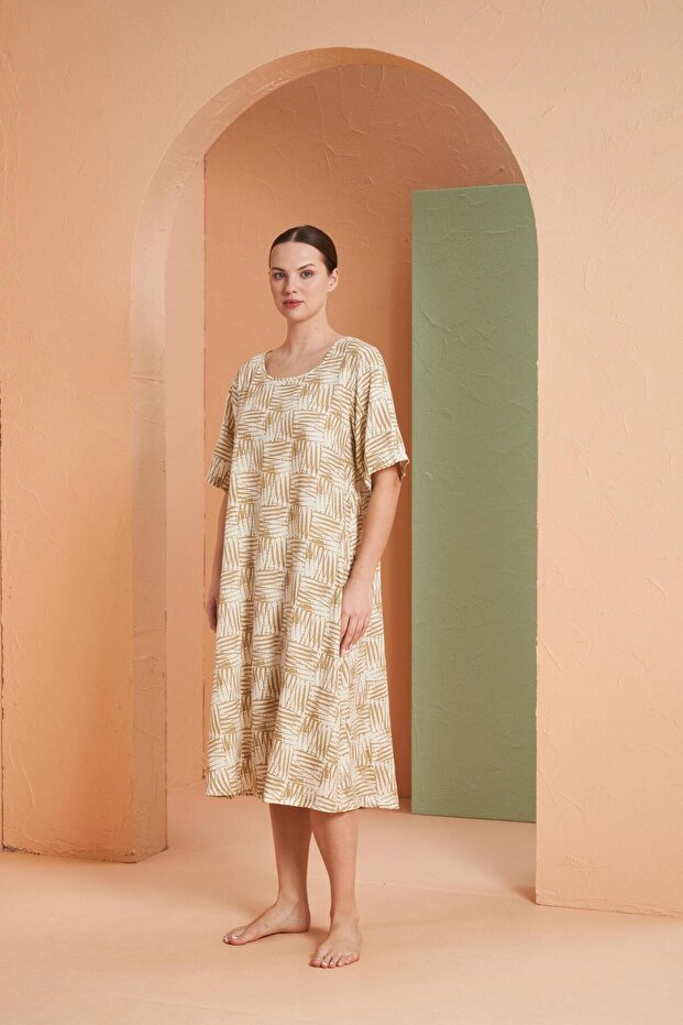 Kadın Kahve Elbise 27156 - 1