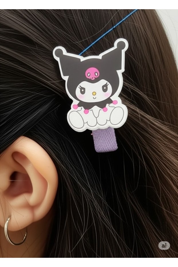 Kuromi Character Hair Clip - Cute and Stylish! (5992)