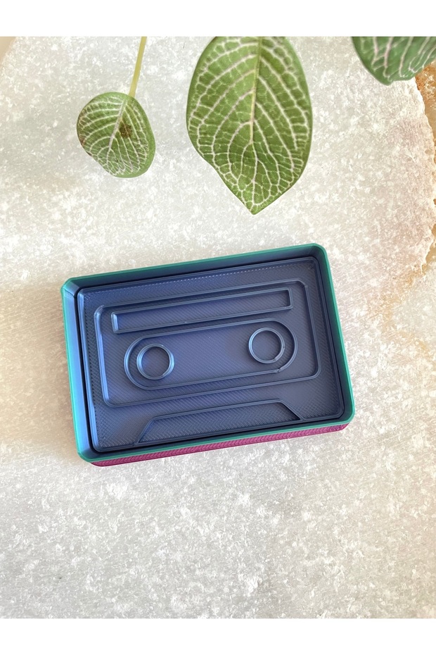 Cassette Cookie Stamp and Cutter - 8 cm