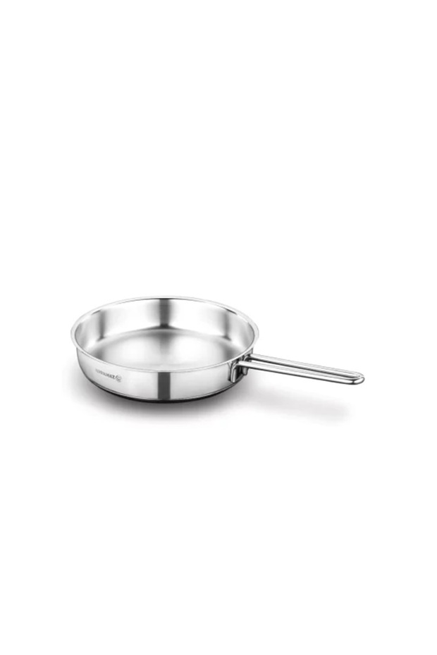 High-Quality Stainless Steel Frying Pan from Korkmaz, Size 26 cm