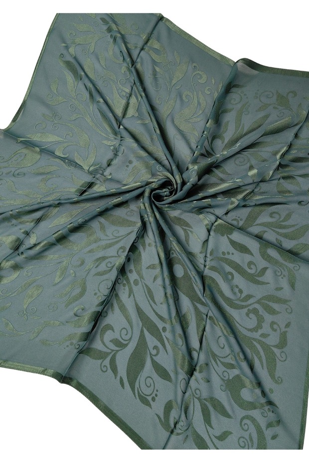 Eșarfe egiptene Eșarfă Devore cu model de flori - 3