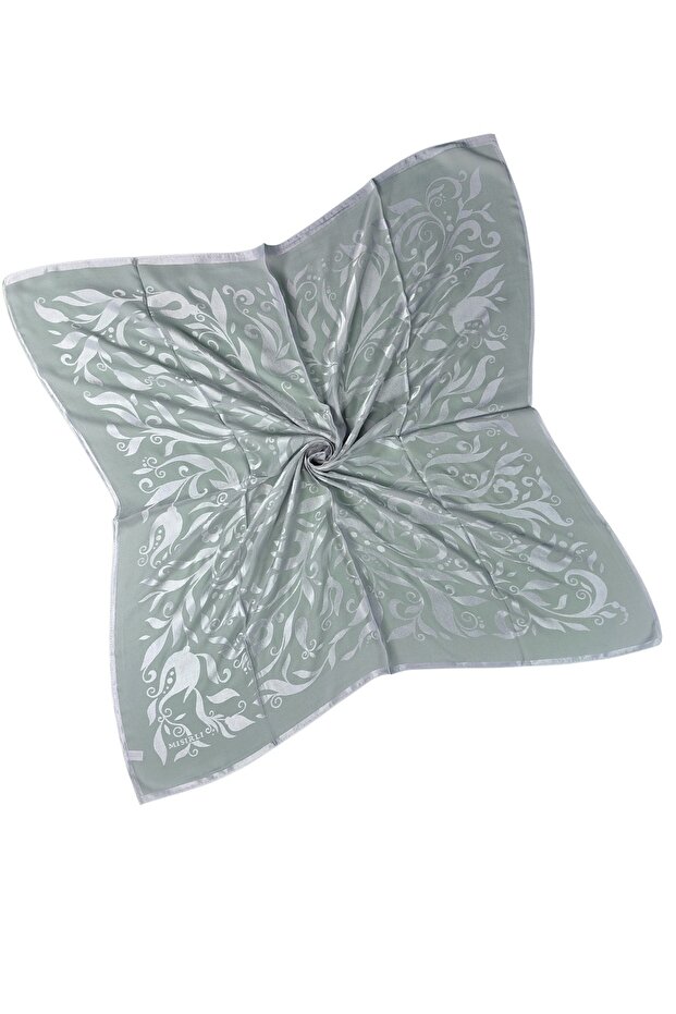 Eșarfe egiptene Eșarfă Devore cu model de flori - 3