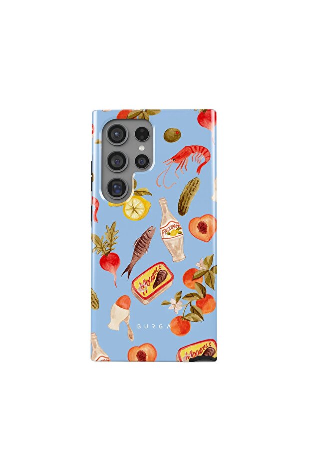 Phone Case Compatible Samsung Galaxy S24 Ultra Hybrid 2 Layer Silicone Protective Scratch Resistant