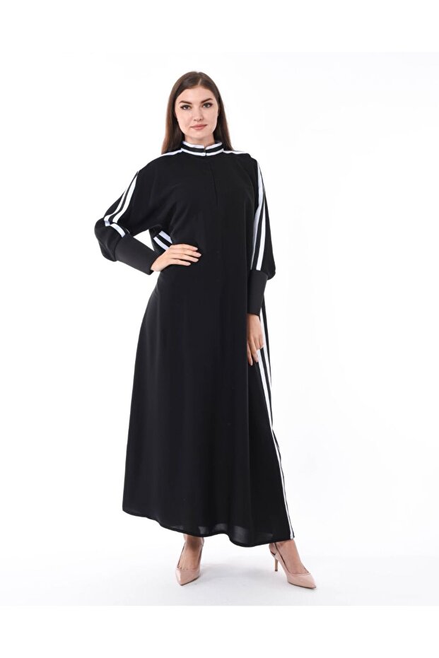 Black Sporty Abaya