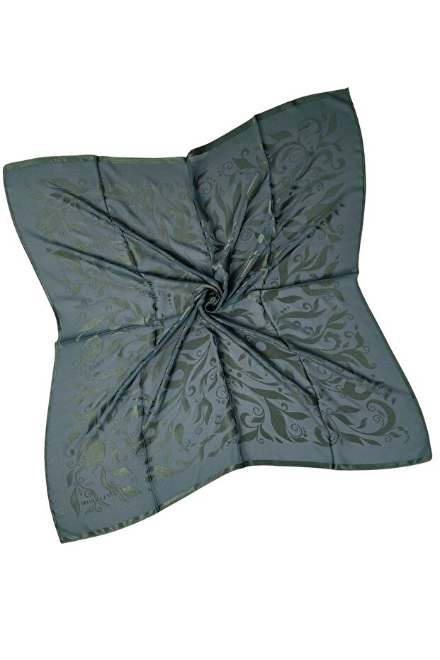 Eșarfe egiptene Eșarfă Devore cu model de flori - 2