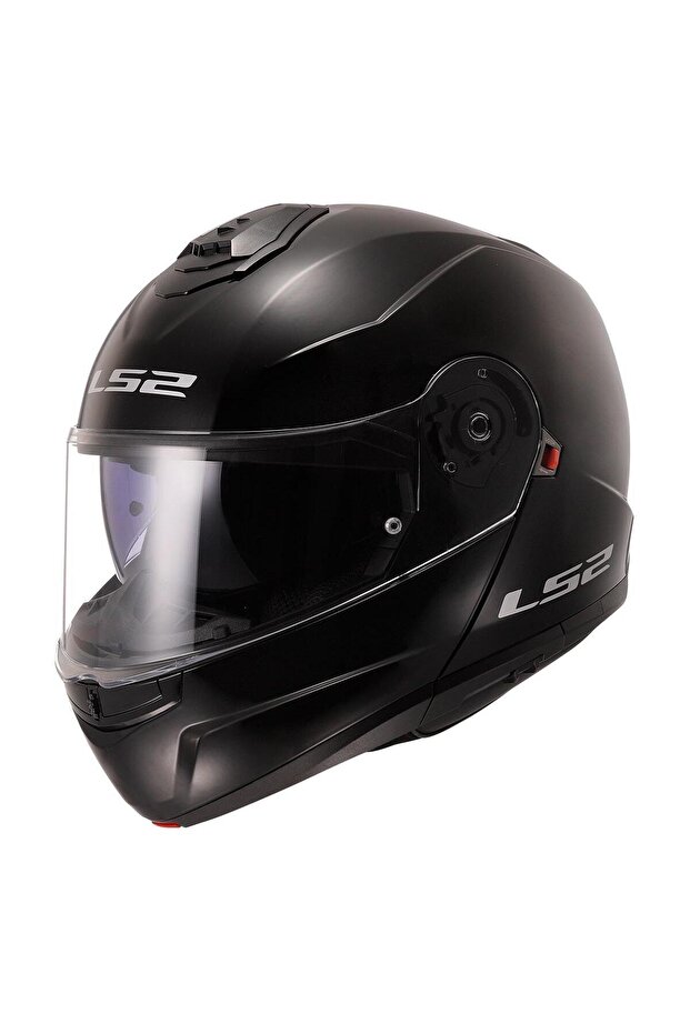 STROBE 2 PARLAK SİYAH KASK - 1