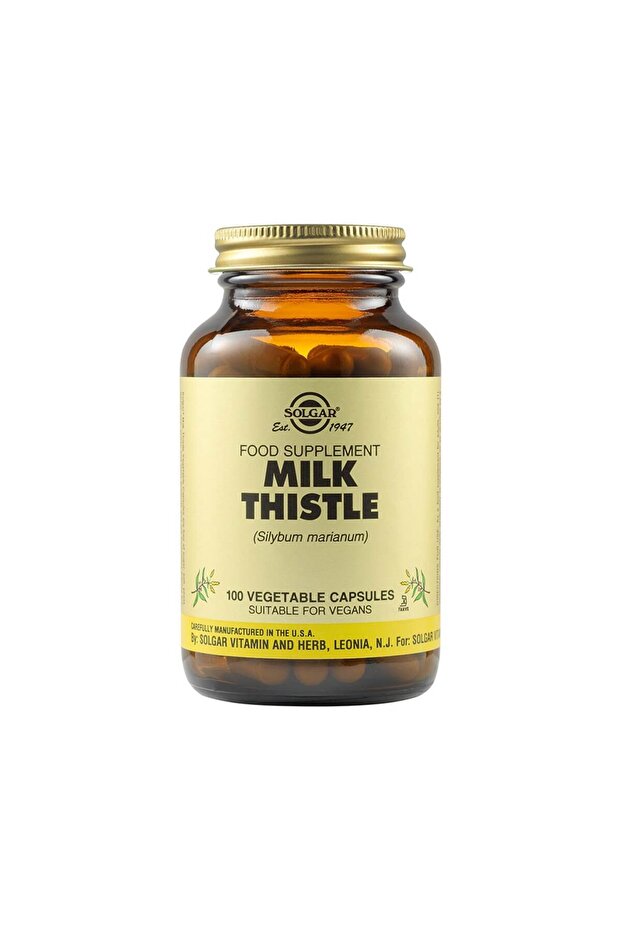 Milk Thistle, 100 Vegetable Capsules, Supports Liver Detoxification