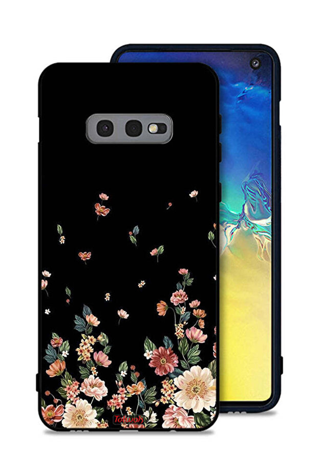 غطاء حماية لهاتف Samsung Galaxy S10e مع زهور صغيرة في الأسفل