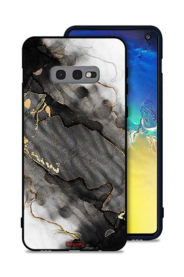 غطاء حماية من الرخام اللامع لهاتف Samsung Galaxy S10e