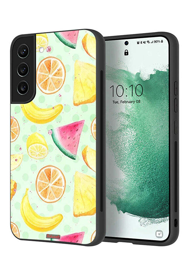 Samsung Galaxy S21 FE 5G Protective Case Cover Fruits Watercolor Art