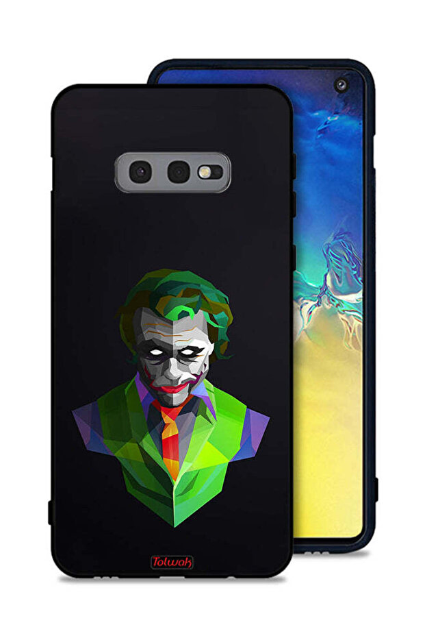 غطاء حماية لهاتف Samsung Galaxy S10e بتصميم فن تجريدي للجوكر