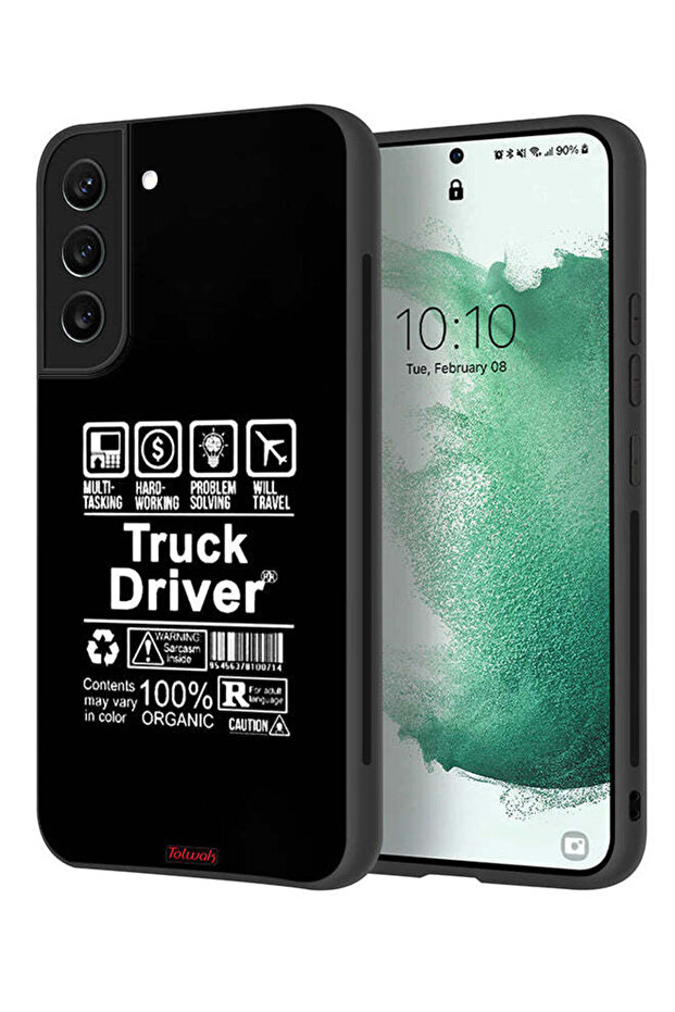 Samsung Galaxy S21 FE 5G Protective Case Cover Truck Driver Sticker