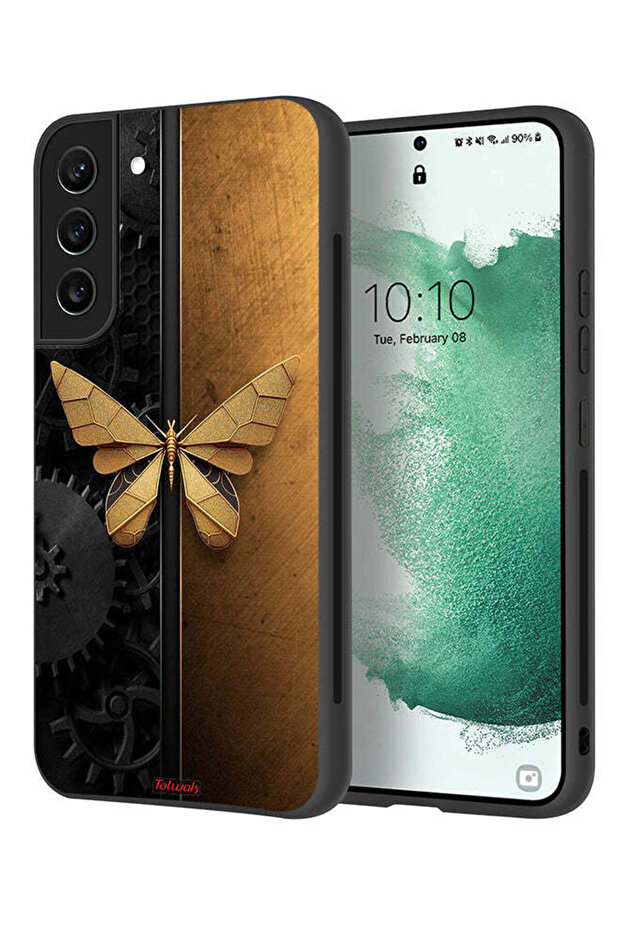 Samsung Galaxy S21 Plus 5G Protective Case Cover Steel Butterfly