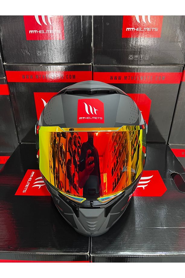 Helmets Thunder 4 Sv luminence d7(şeffaf vizörlü)kask - 1