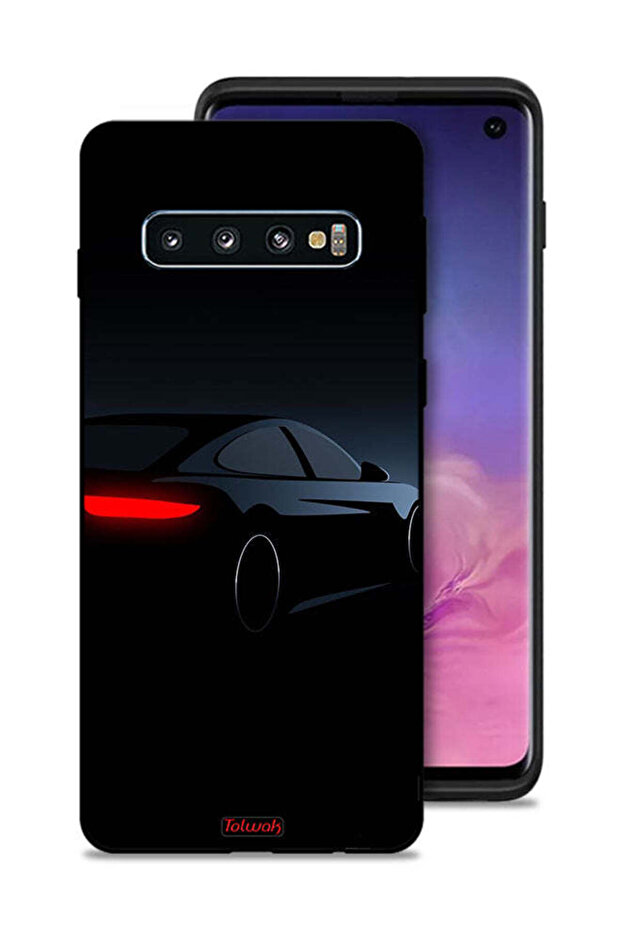 Samsung Galaxy S10 Protective Case Cover Dark Car