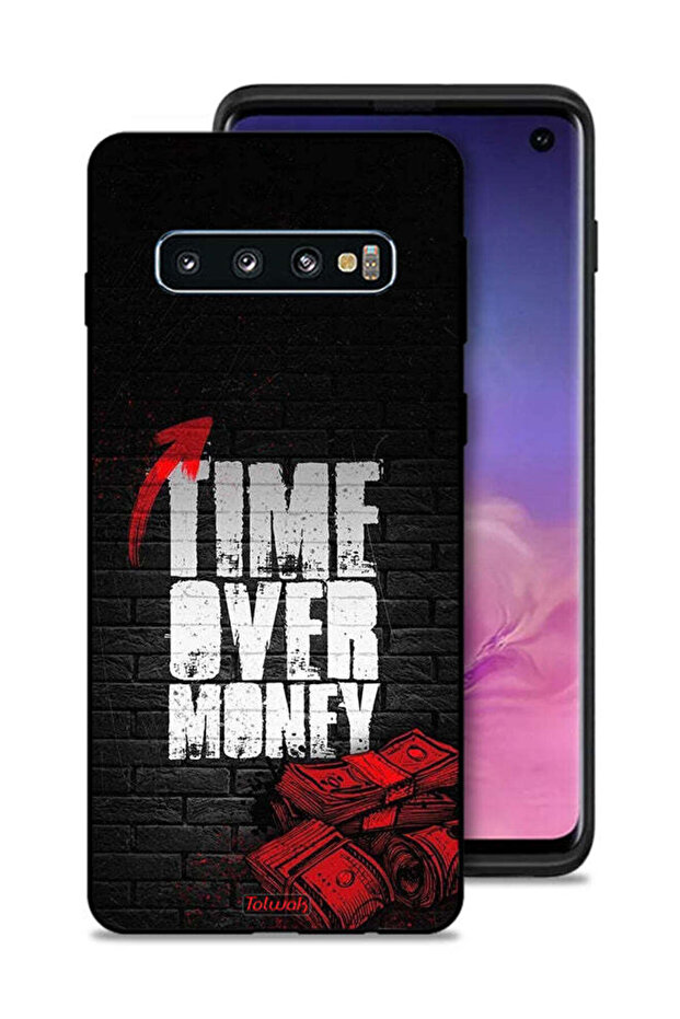غطاء حماية لهاتف Samsung Galaxy S10 - الوقت على المال