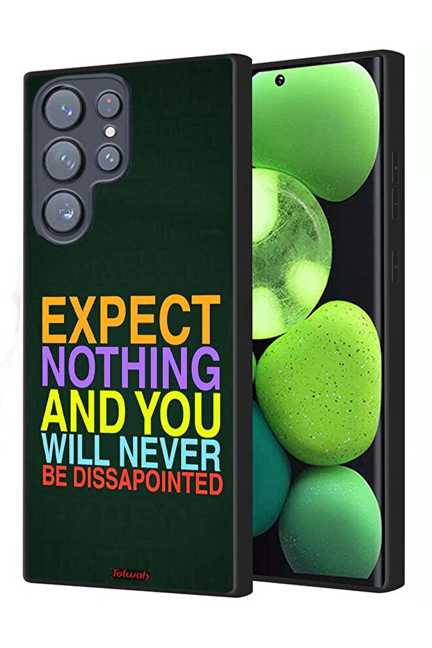 Samsung Galaxy S22 Ultra 5G Protective Case Cover Expect Nothing And You Will Never Be Disappointed