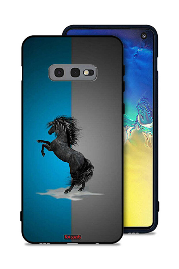 غطاء حماية لهاتف Samsung Galaxy S10e بتصميم فن الحصان