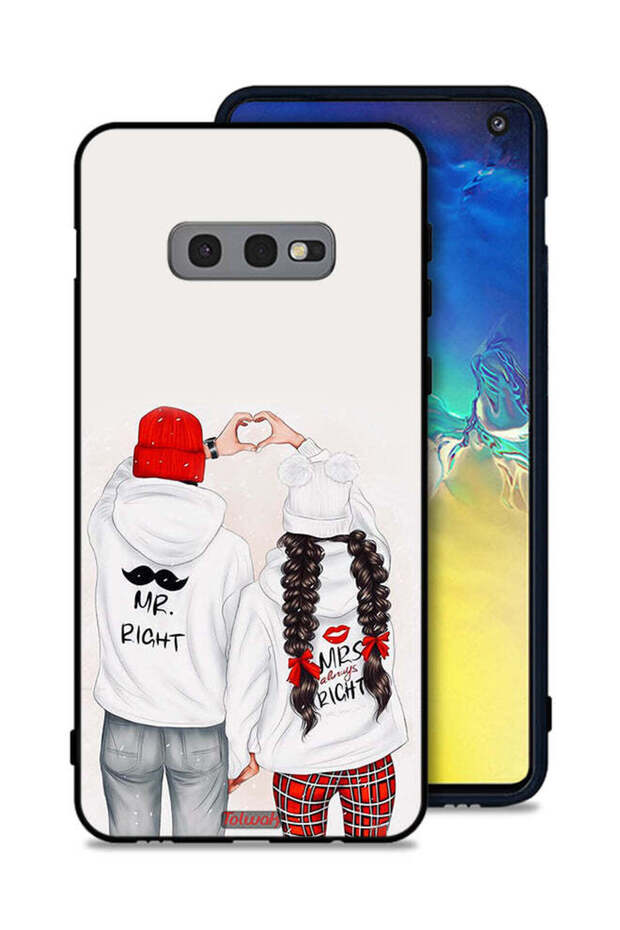 غطاء حماية لهاتف Samsung Galaxy S10e - يمين ويمين دائمًا