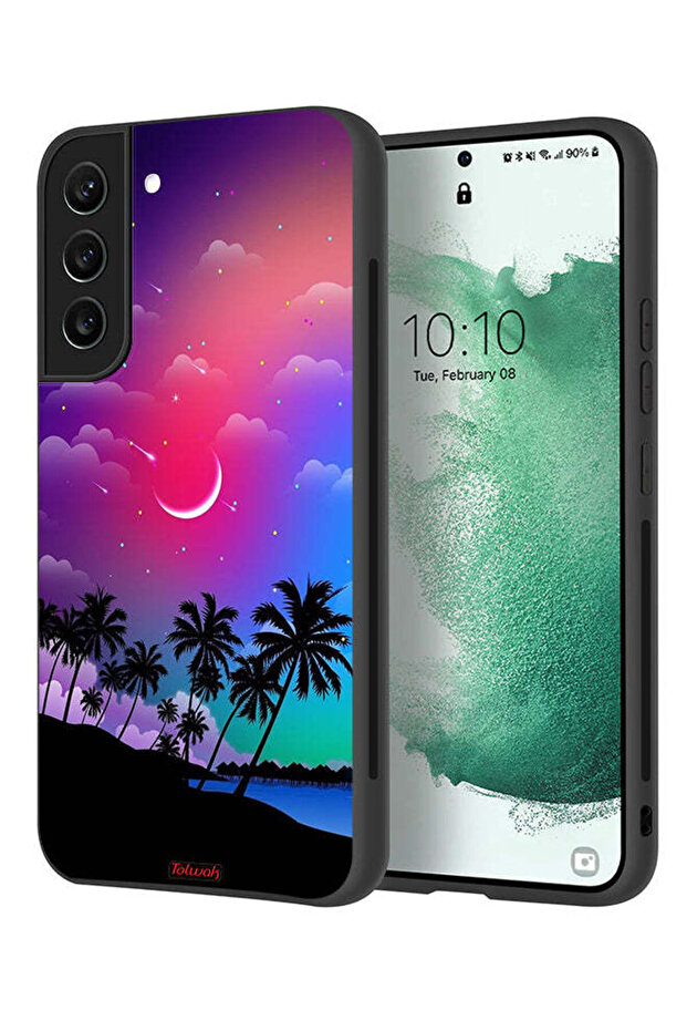 Samsung Galaxy S22 Plus 5G Protective Case Cover Moon In Night Art