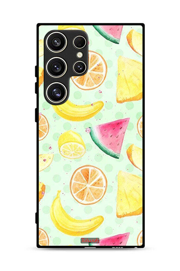 Samsung Galaxy S24 Ultra 5G Protective Case Cover Fruits Watercolor Art