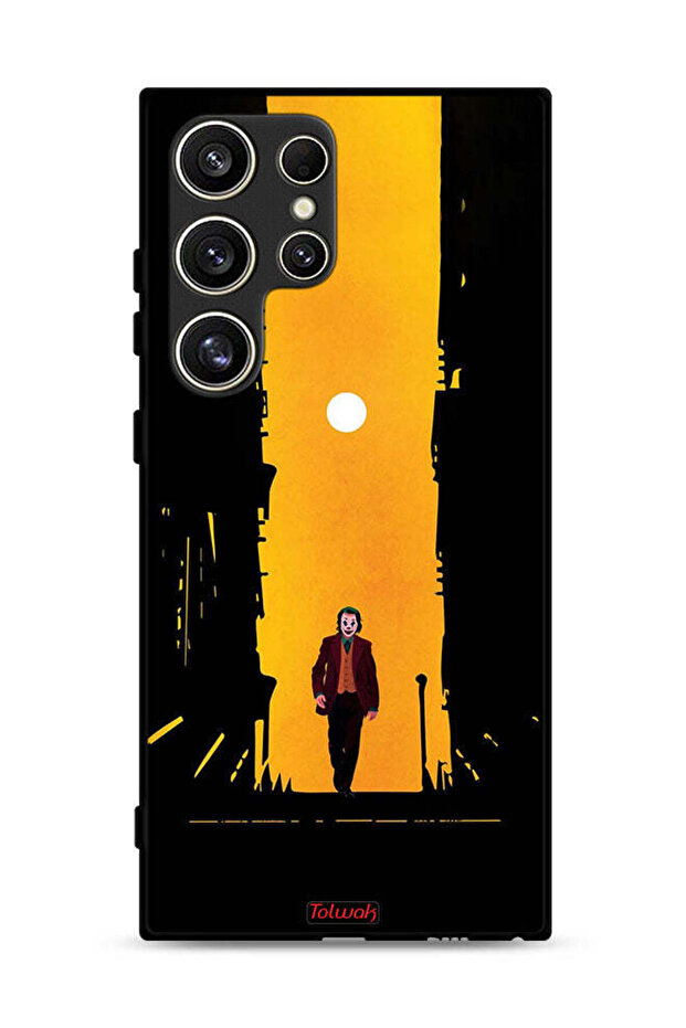 غطاء حماية لهاتف Samsung Galaxy S24 Ultra 5G بتصميم جوكر، عمل فني رقمي تجريدي