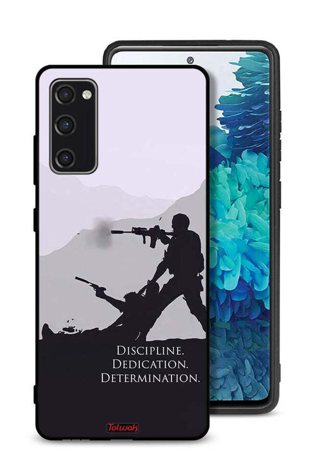 Samsung Galaxy S20 FE Protective Case Cover Discipline Dedication Determination