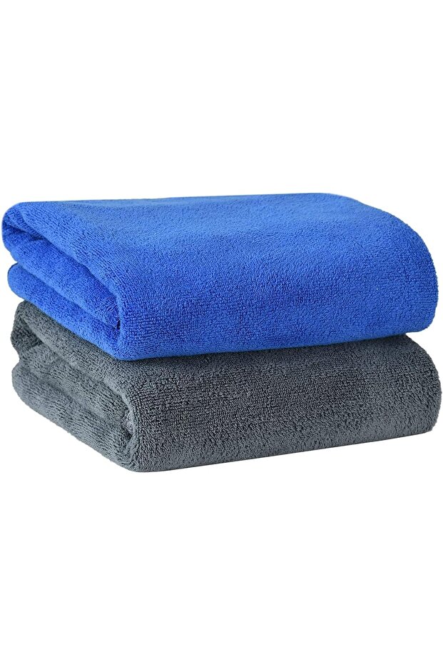 2-Piece Microfiber Bath Towel 70*140cm, Soft, Durable, Super Absorbent