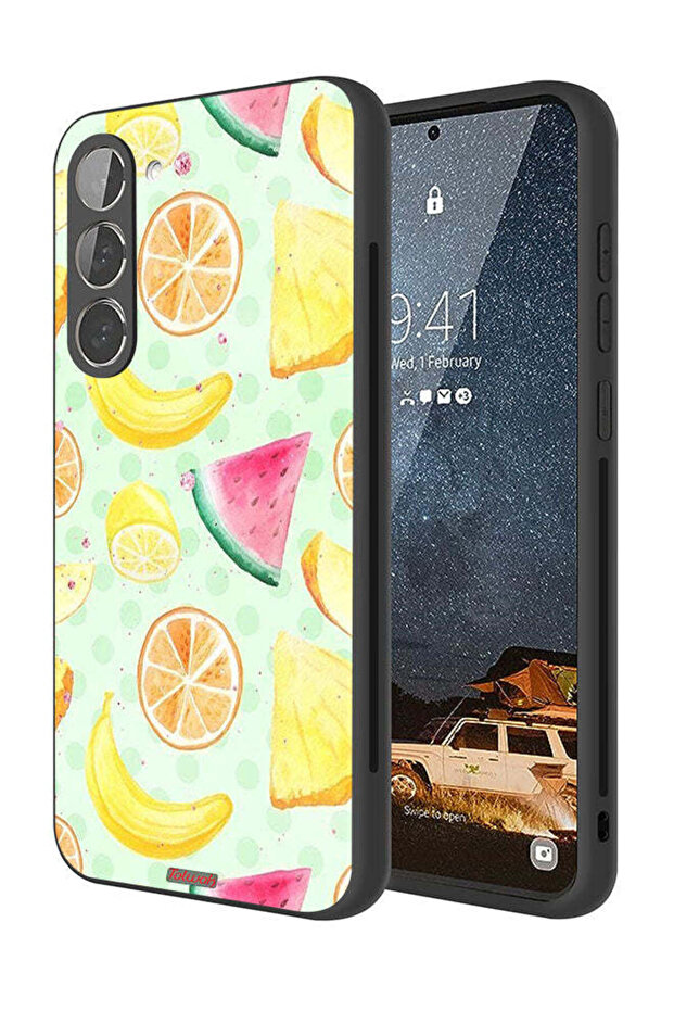 Samsung Galaxy S23 Plus 5G Protective Case Cover Fruits Watercolor Art