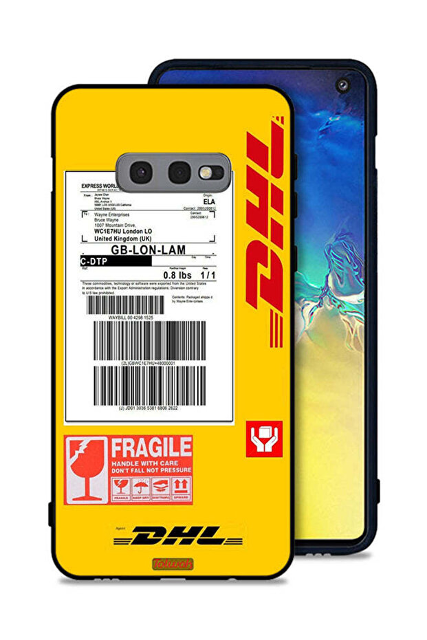 غطاء حماية لهاتف Samsung Galaxy S10e ملصق DHL