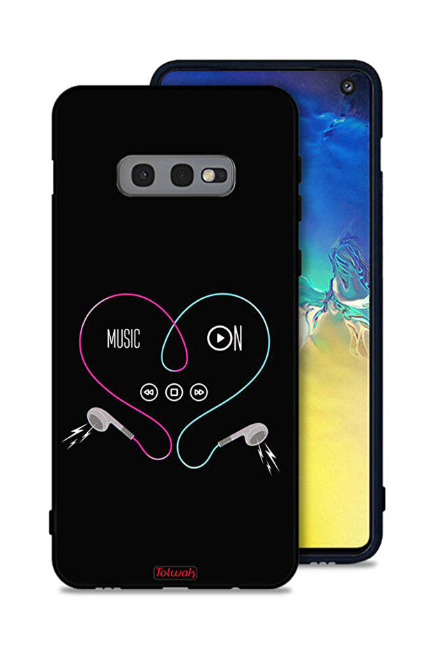 غطاء حماية لهاتف Samsung Galaxy S10e مع موسيقى