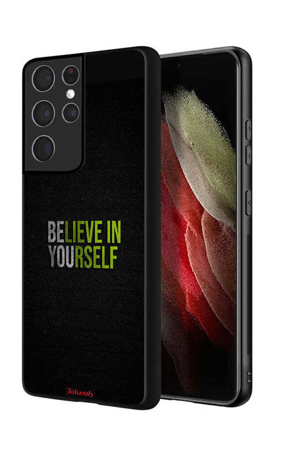 Samsung Galaxy S21 Ultra 5G Protective Case Cover Believe In Yourself