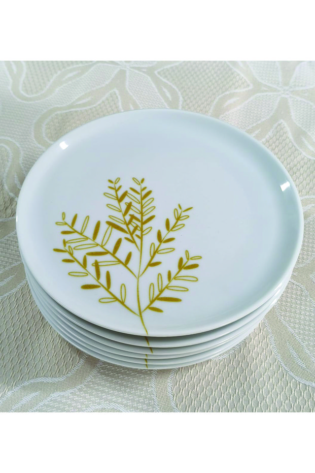 Enif Porcelain Pasta Set for 6 People 20 cm
