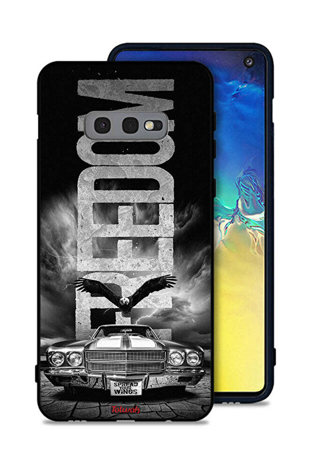 غطاء حماية لهاتف Samsung Galaxy S10e بتصميم Freedom Art