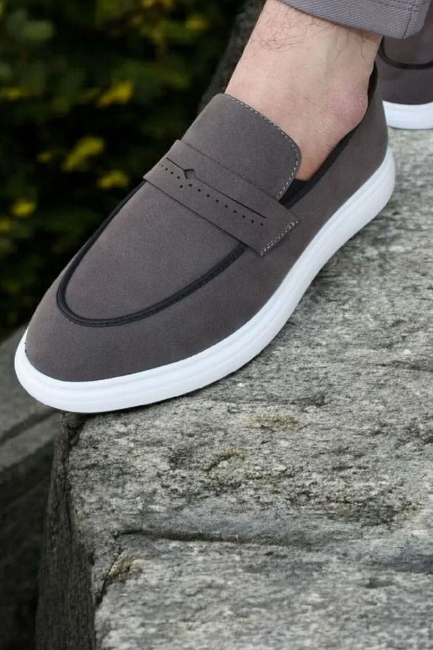 Hafif Spor Tabanlı Sneaker Taban Mokasen Erkek Günlük Loafer - 2