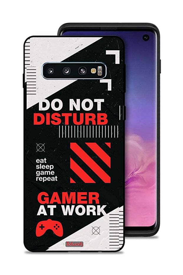 غطاء حماية لهاتف Samsung Galaxy S10 لا يزعج اللاعبين في العمل