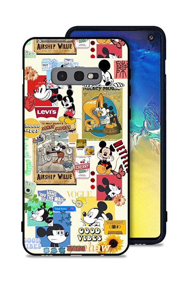 Samsung Galaxy S10e Protective Case Cover Chose Happy And Stickers