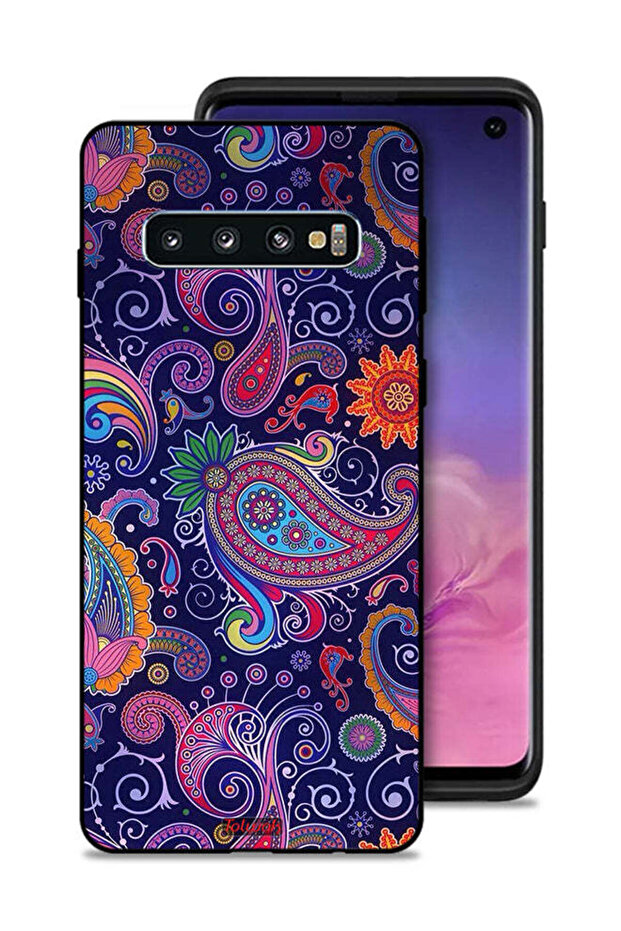 غطاء حماية لهاتف Samsung Galaxy S10 بنمط فن الماندالا