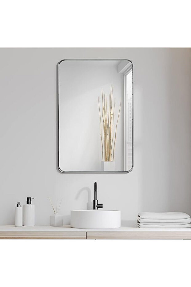 مرايه مستطيله ضد الكسر مقاس 120*60 سم الوان متعدده للاطار - 1