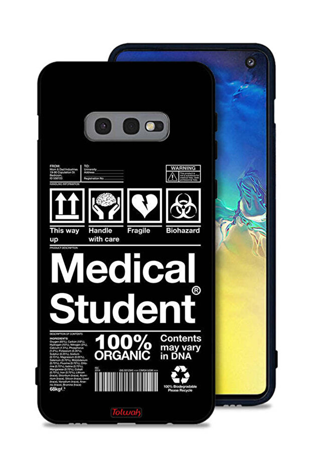 Samsung Galaxy S10e Protective Case Cover Medical Student Sticker