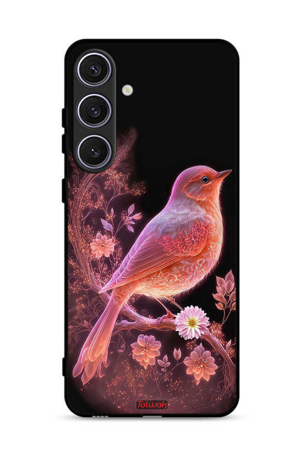 غطاء حماية لهاتف Samsung Galaxy S25 Plus بتصميم طائر لطيف
