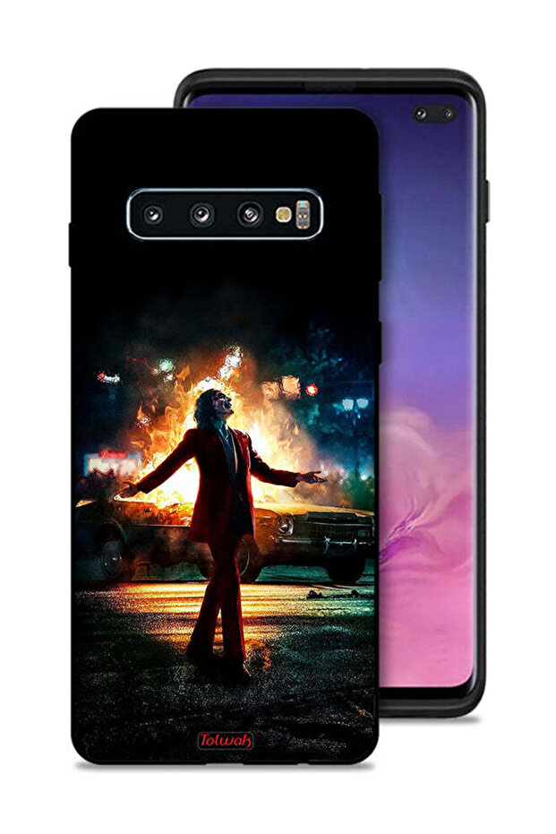 Samsung Galaxy S10 Plus Protective Case Cover Joker Happy Mode