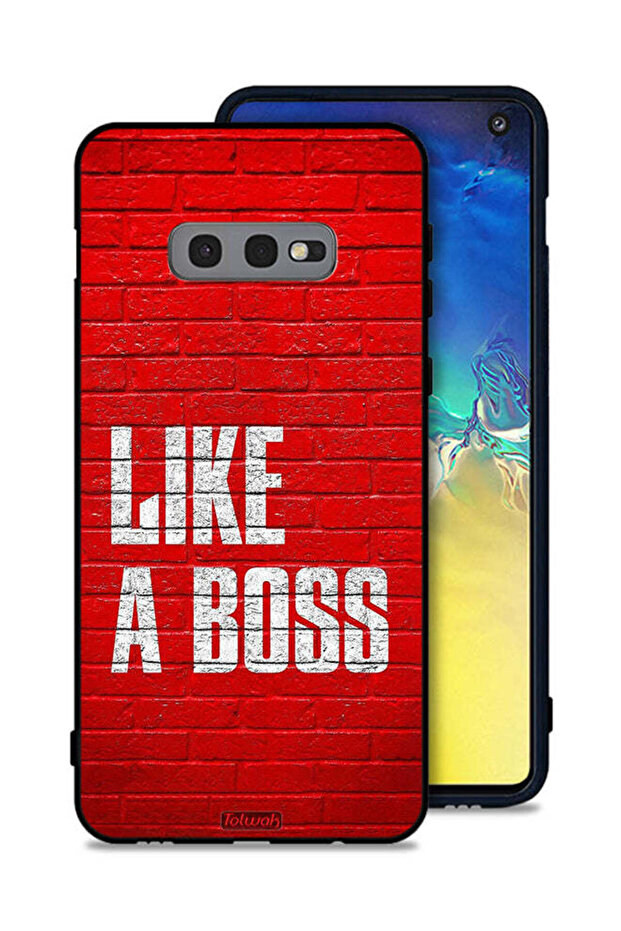 غطاء حماية لهاتف Samsung Galaxy S10e مثل الزعيم
