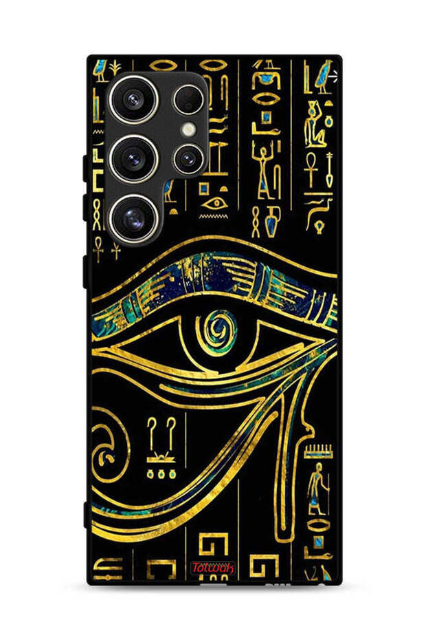 غطاء حماية لهاتف Samsung Galaxy S24 Ultra 5G بتصميم عين
