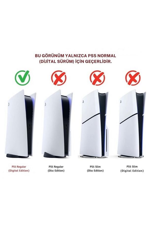 PS5 Dijital Sürüm Uyumlu - Spider - Man 2 Desenli Konsol Faceplate Shell Covers Kapakları - 2